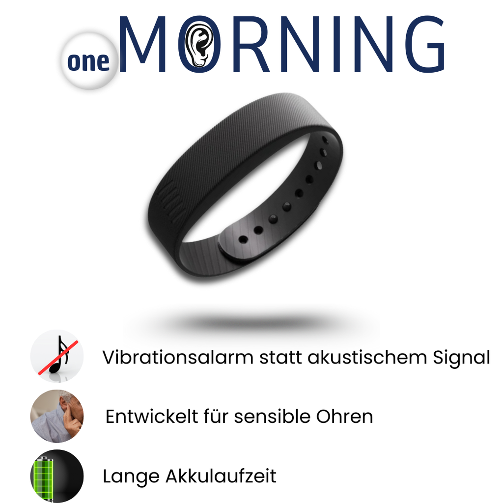 oneMORNING® – Stummer Vibrationswecker fürs Handgelenk